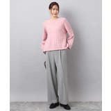 ツイード調両面起毛ワイドパンツ/洗える | MK MICHEL KLEIN | 詳細画像10 