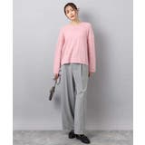 ツイード調両面起毛ワイドパンツ/洗える | MK MICHEL KLEIN | 詳細画像11 