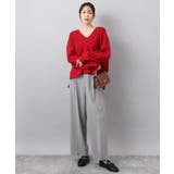 ツイード調両面起毛ワイドパンツ/洗える | MK MICHEL KLEIN | 詳細画像20 