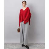 ツイード調両面起毛ワイドパンツ/洗える | MK MICHEL KLEIN | 詳細画像21 