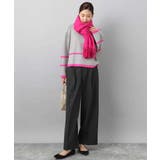 ツイード調両面起毛ワイドパンツ/洗える | MK MICHEL KLEIN | 詳細画像8 