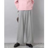 ツイード調両面起毛ワイドパンツ/洗える | MK MICHEL KLEIN | 詳細画像9 