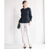 ベーシックテーパードパンツ/制菌加工/洗える | MK MICHEL KLEIN | 詳細画像40 