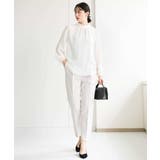 ベーシックテーパードパンツ/制菌加工/洗える | MK MICHEL KLEIN | 詳細画像44 