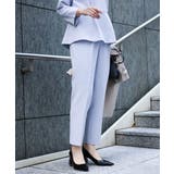 グレイッシュブルー | ベーシックテーパードパンツ/制菌加工/洗える | MK MICHEL KLEIN