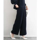 共地ベルト付きワイドパンツ/撥水/防シワ/洗える | MK MICHEL KLEIN | 詳細画像2 