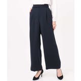 共地ベルト付きワイドパンツ/撥水/防シワ/洗える | MK MICHEL KLEIN | 詳細画像28 