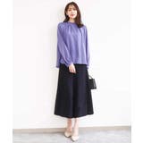 サイドプリーツガウチョパンツ/洗える | MK MICHEL KLEIN | 詳細画像14 