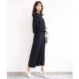 サイドプリーツガウチョパンツ/洗える | MK MICHEL KLEIN | 詳細画像18 