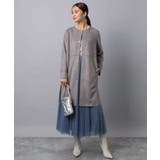 フェイクスウェードノーカラーコート/洗える | MK MICHEL KLEIN | 詳細画像12