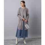 フェイクスウェードノーカラーコート/洗える | MK MICHEL KLEIN | 詳細画像14