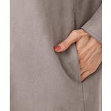 フェイクスウェードノーカラーコート/洗える | MK MICHEL KLEIN | 詳細画像20