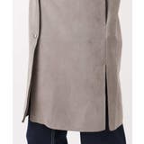 フェイクスウェードノーカラーコート/洗える | MK MICHEL KLEIN | 詳細画像21