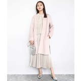 フェイクスウェードノーカラーコート/洗える | MK MICHEL KLEIN | 詳細画像3