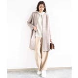 フェイクスウェードノーカラーコート/洗える | MK MICHEL KLEIN | 詳細画像17