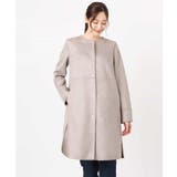 フェイクスウェードノーカラーコート/洗える | MK MICHEL KLEIN | 詳細画像8