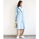 トレンチディティールロングコート/撥水/洗える | MK MICHEL KLEIN | 詳細画像10 