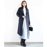 トレンチディティールロングコート/撥水/洗える | MK MICHEL KLEIN | 詳細画像4 