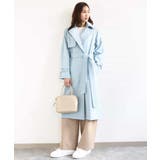 トレンチディティールロングコート/撥水/洗える | MK MICHEL KLEIN | 詳細画像9 