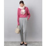 大判チェック柄ストール/洗える | MK MICHEL KLEIN | 詳細画像12 