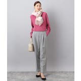 大判チェック柄ストール/洗える | MK MICHEL KLEIN | 詳細画像13 