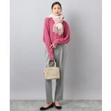 大判チェック柄ストール/洗える | MK MICHEL KLEIN | 詳細画像14 