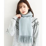 大判無地ストール/洗える | MK MICHEL KLEIN | 詳細画像1 