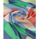 幾何柄スカーフ/洗える | MK MICHEL KLEIN | 詳細画像3 