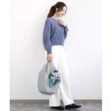 [A4収納可]リングチャーム付きトートバッグ | MK MICHEL KLEIN | 詳細画像7 