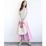 [A4収納可]リングチャーム付きトートバッグ | MK MICHEL KLEIN | 詳細画像8 