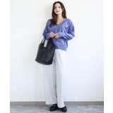 [A4収納可]リングチャーム付きトートバッグ | MK MICHEL KLEIN | 詳細画像9 