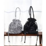 ブラック | スパンコール2WAYトートバッグ | MK MICHEL KLEIN