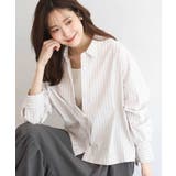 クロップド丈コットンストライプシャツブラウス/洗える | MK MICHEL KLEIN | 詳細画像11