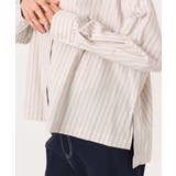 クロップド丈コットンストライプシャツブラウス/洗える | MK MICHEL KLEIN | 詳細画像21