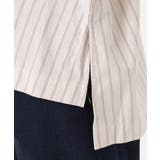 クロップド丈コットンストライプシャツブラウス/洗える | MK MICHEL KLEIN | 詳細画像22