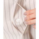 クロップド丈コットンストライプシャツブラウス/洗える | MK MICHEL KLEIN | 詳細画像24