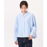 クロップド丈コットンストライプシャツブラウス/洗える | MK MICHEL KLEIN | 詳細画像25