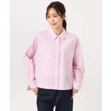 クロップド丈コットンストライプシャツブラウス/洗える | MK MICHEL KLEIN | 詳細画像27