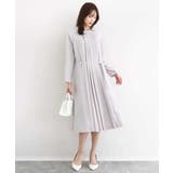 サテンジョーゼット プリーツワンピース/洗える | MK MICHEL KLEIN | 詳細画像11