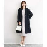 サテンジョーゼット プリーツワンピース/洗える | MK MICHEL KLEIN | 詳細画像16