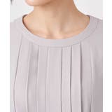 サテンジョーゼット プリーツワンピース/洗える | MK MICHEL KLEIN | 詳細画像21