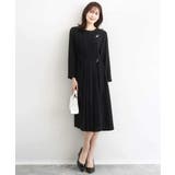 サテンジョーゼット プリーツワンピース/洗える | MK MICHEL KLEIN | 詳細画像5