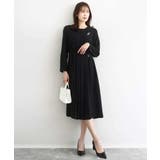 サテンジョーゼット プリーツワンピース/洗える | MK MICHEL KLEIN | 詳細画像6