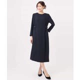 サテンジョーゼット サイドベルトワンピース/洗える | MK MICHEL KLEIN | 詳細画像10