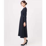 サテンジョーゼット サイドベルトワンピース/洗える | MK MICHEL KLEIN | 詳細画像11