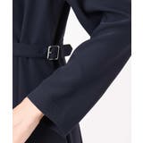 サテンジョーゼット サイドベルトワンピース/洗える | MK MICHEL KLEIN | 詳細画像15