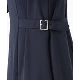 サテンジョーゼット サイドベルトワンピース/洗える | MK MICHEL KLEIN | 詳細画像17