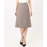 メランジ調セミフレアースカート/セットアップ対応/洗える | MK MICHEL KLEIN | 詳細画像14 