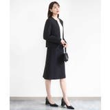 メランジ調セミフレアースカート/セットアップ対応/洗える | MK MICHEL KLEIN | 詳細画像5 