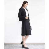 メランジ調セミフレアースカート/セットアップ対応/洗える | MK MICHEL KLEIN | 詳細画像6 